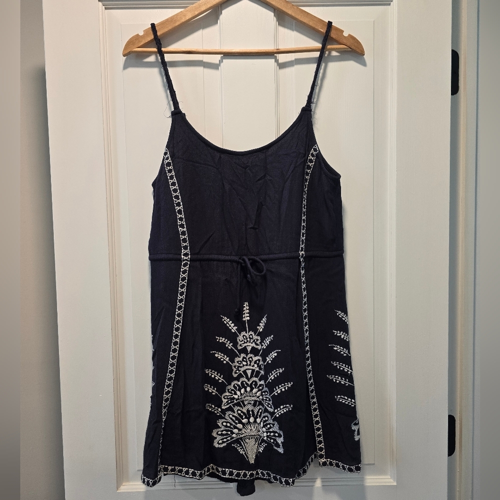 O'Neill Embroidered Navy Blue Dress